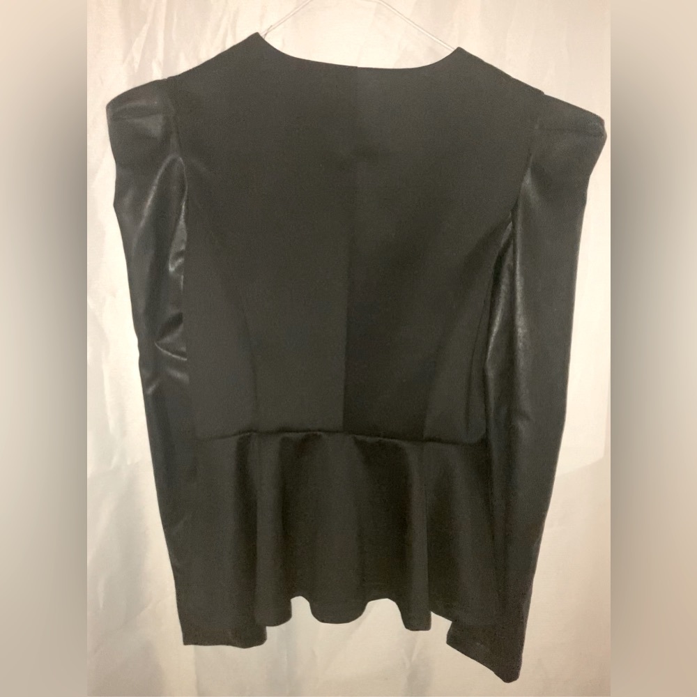 Beautiful Structured Black Jacket With Studded Sh… - image 2